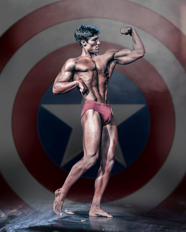 Mr. America competition stage photography by REVO Studios