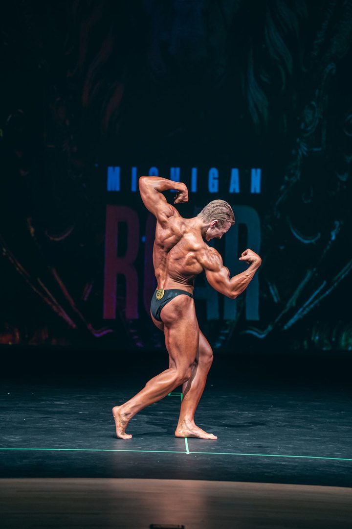 Mr. America competition stage photography by REVO Studios
