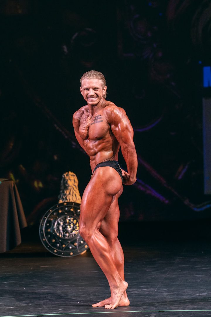 Mr. America competition stage photography by REVO Studios